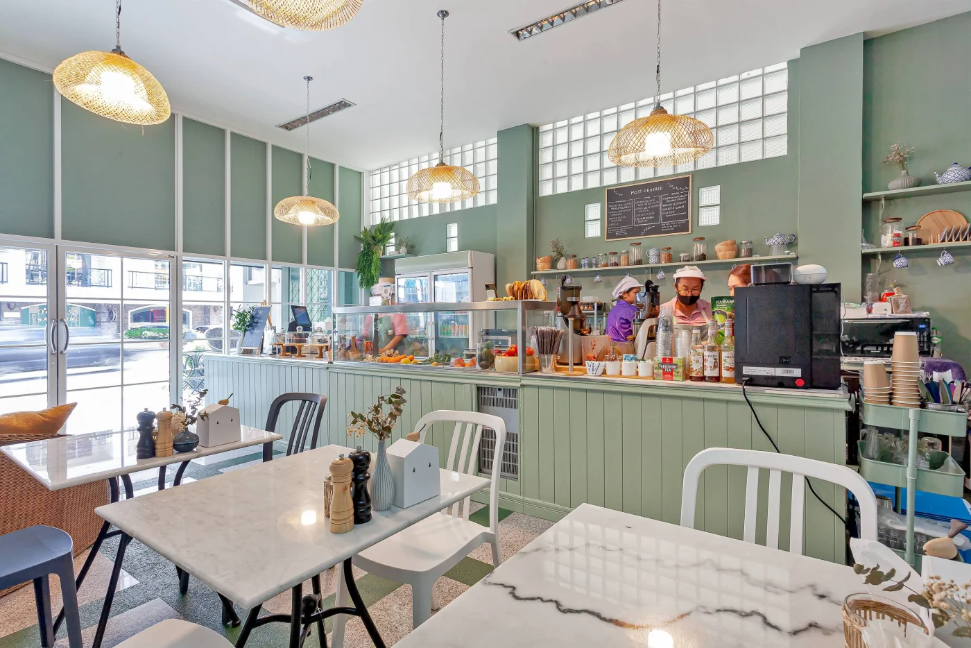 The Lunch Box Cafe interior, Pratumnak Hill Pattaya