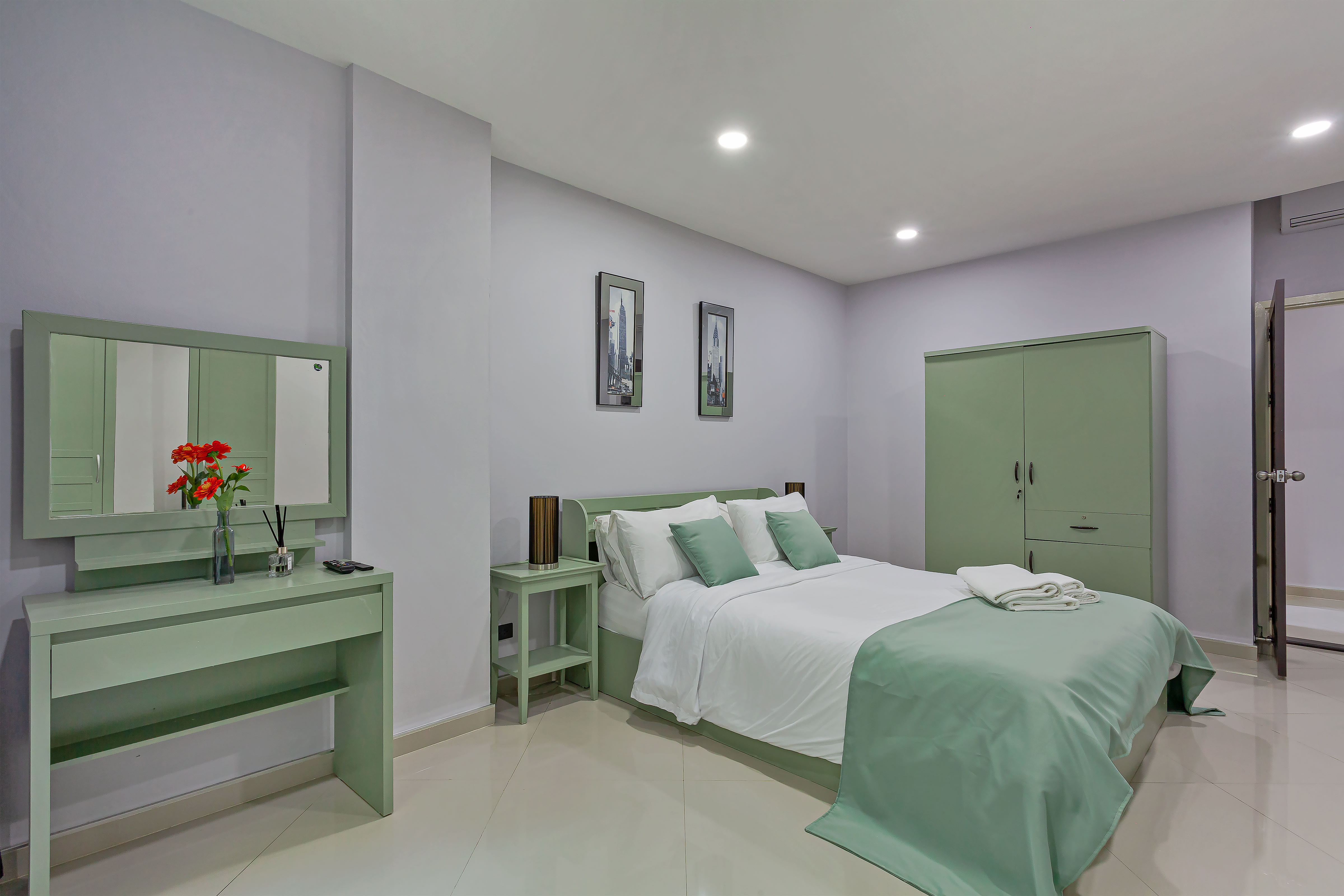 Bedroom view in Room 3 at Grosvenor House