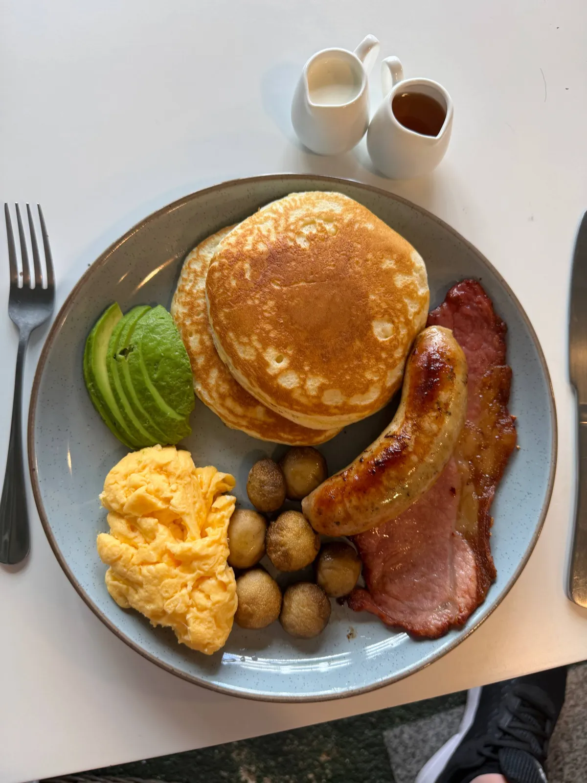 Classic breakfast overhead The Lunch Box Cafe Pratumnak