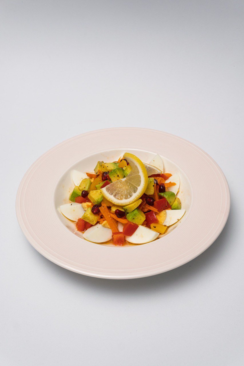 Boiled eggs and avocado at The Lunch Box Cafe