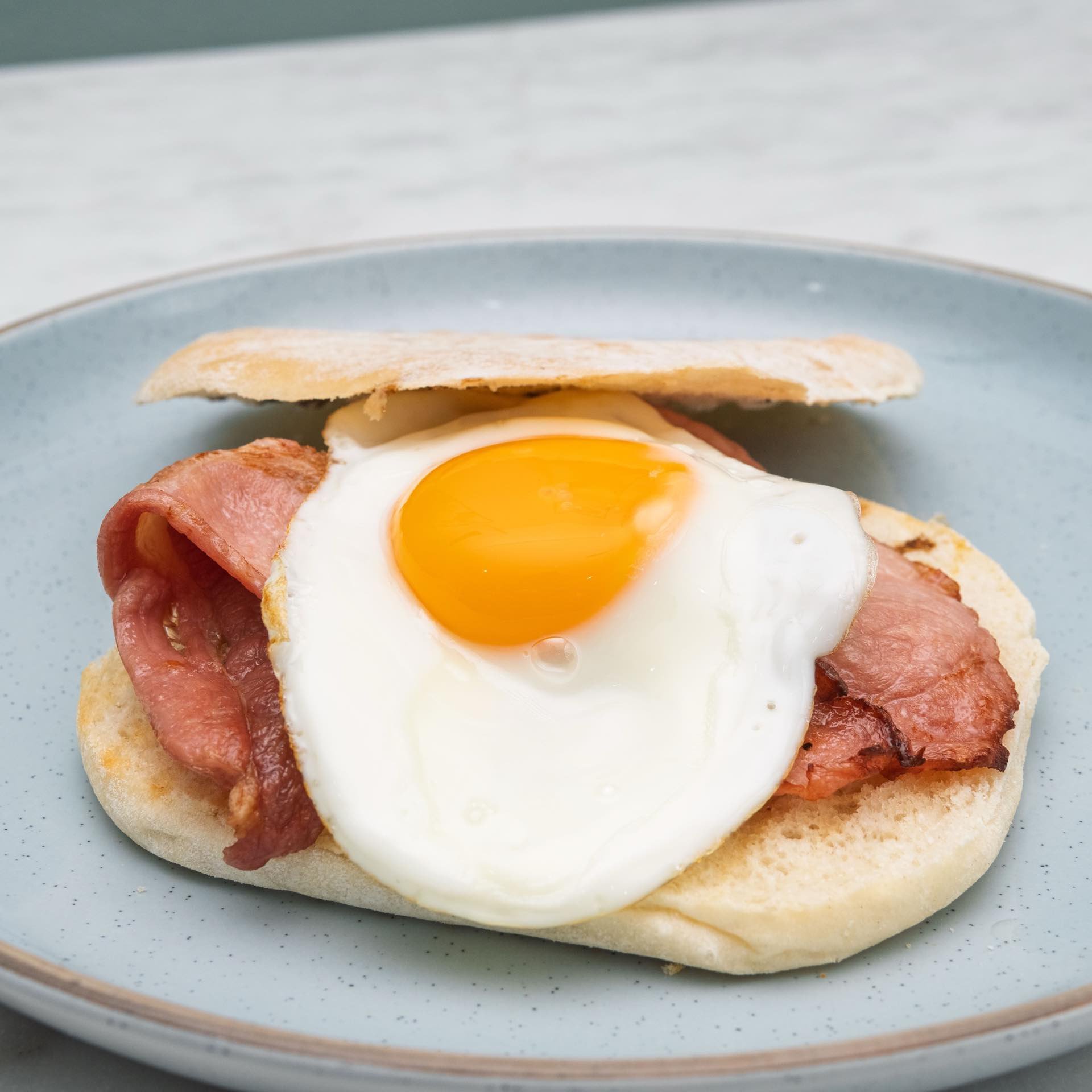 Eggs and bacon at The Lunch Box Cafe