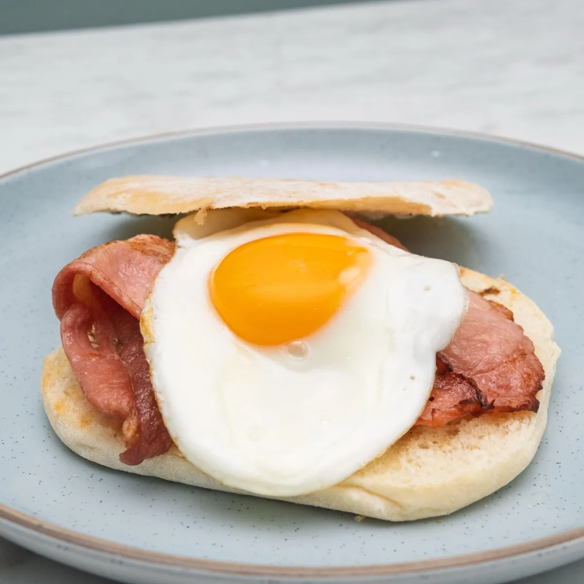 Eggs and bacon at The Lunch Box Cafe